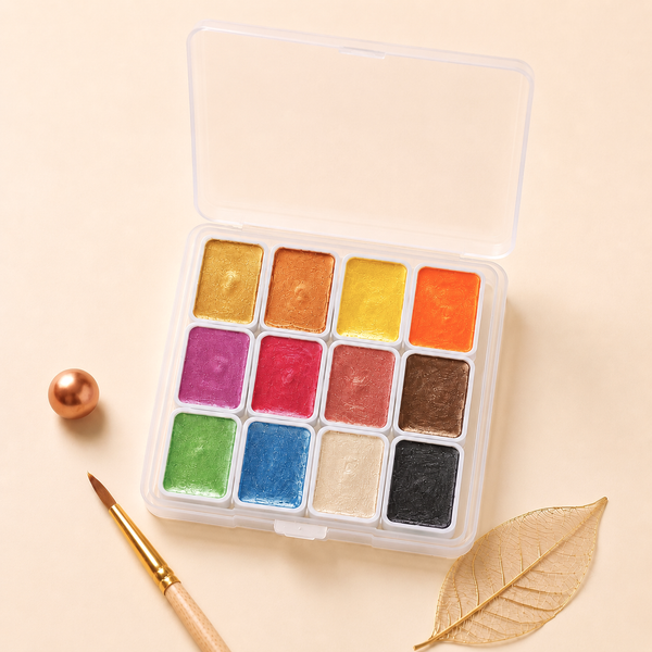 Mini Pearlescent Watercolor Palette