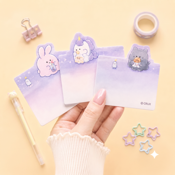 Mochi Ghost Layered Sticky Notes