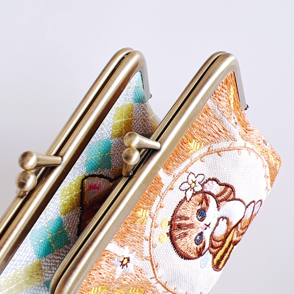 Mofusand Kiss-Lock Purse - Mint