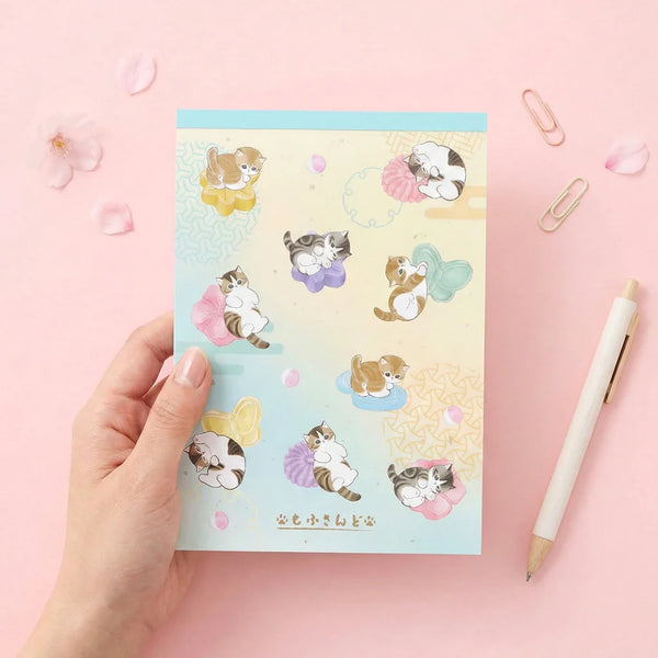 Mofusand Large Sakura Cloud Memo Pad - Limited Spring Edition