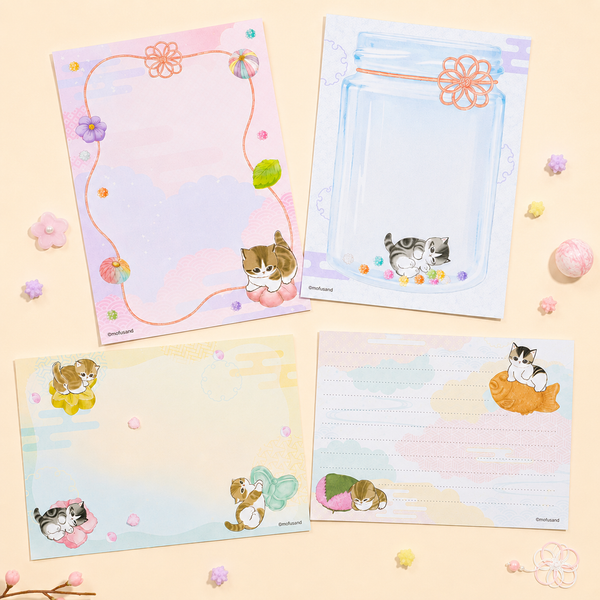 Mofusand Large Wagashi Memo Pad