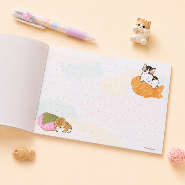 Mofusand Large Wagashi Memo Pad