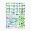 Monet Garden Watercolor Dot Stickers - Set of 6 Sheets