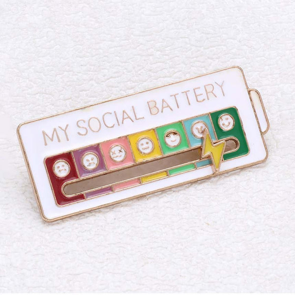 Mood Tracker Enamel Pin