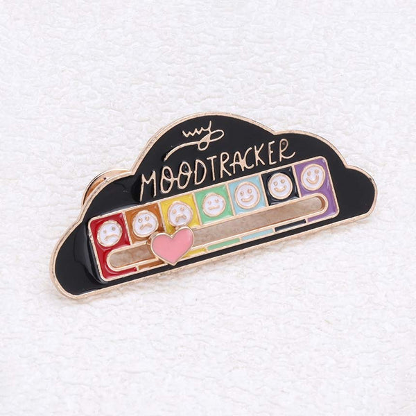 Mood Tracker Enamel Pin