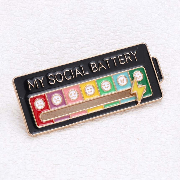Mood Tracker Enamel Pin