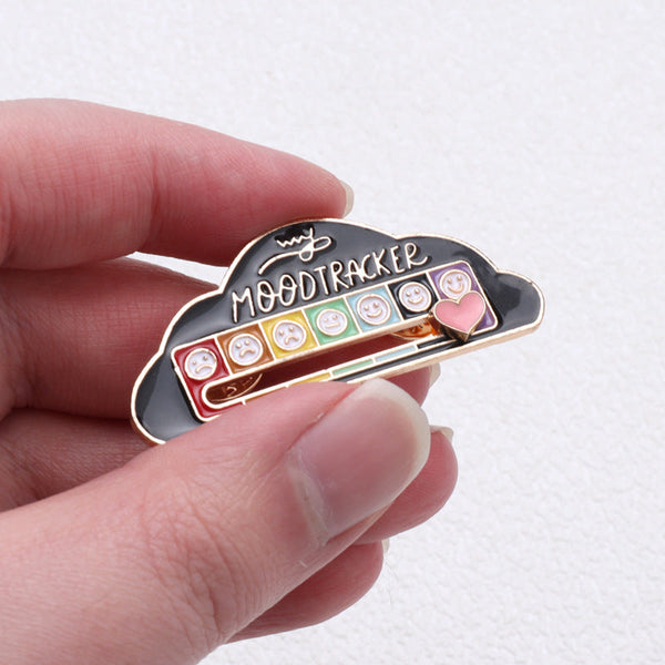 Mood Tracker Enamel Pin