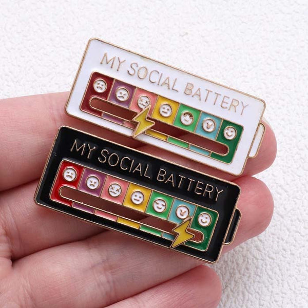 Mood Tracker Enamel Pin
