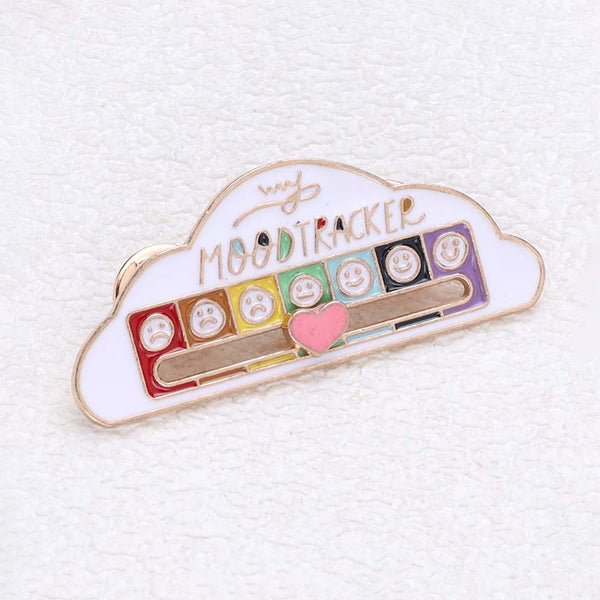 Mood Tracker Enamel Pin