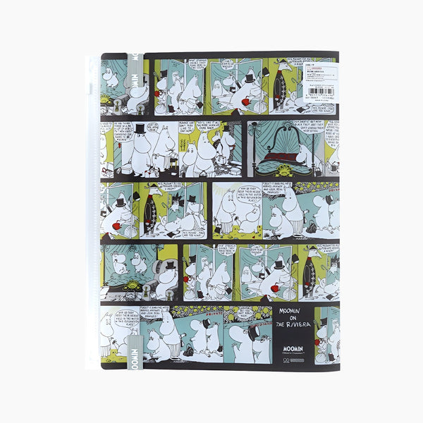Moomin A4 Clear Book - Moomin On The Riviera