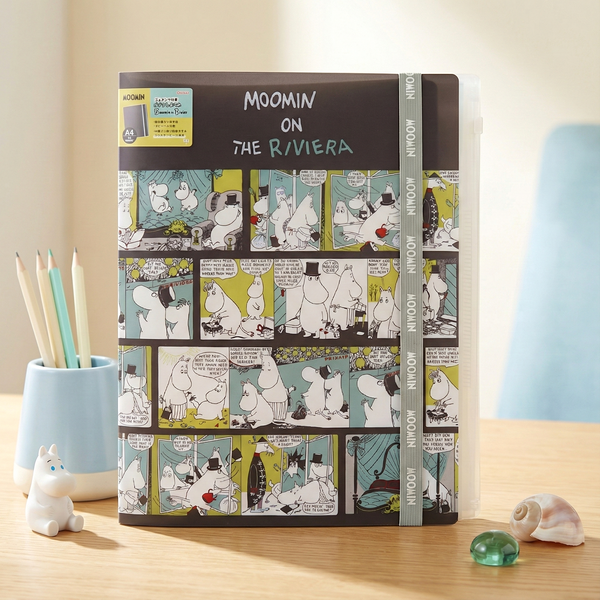 Moomin A4 Clear Book - Moomin On The Riviera