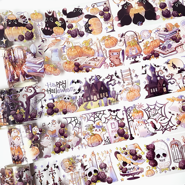 Moonlit Enchantment Halloween Masking Tape