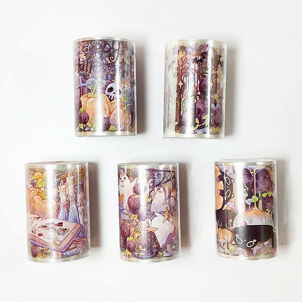 Moonlit Enchantment Halloween Masking Tape