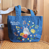 My Neighbor Totoro Embroidered Tote Bag - Flowers