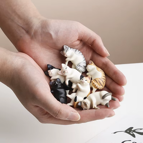 Napping Cat Magnets - Set of 6