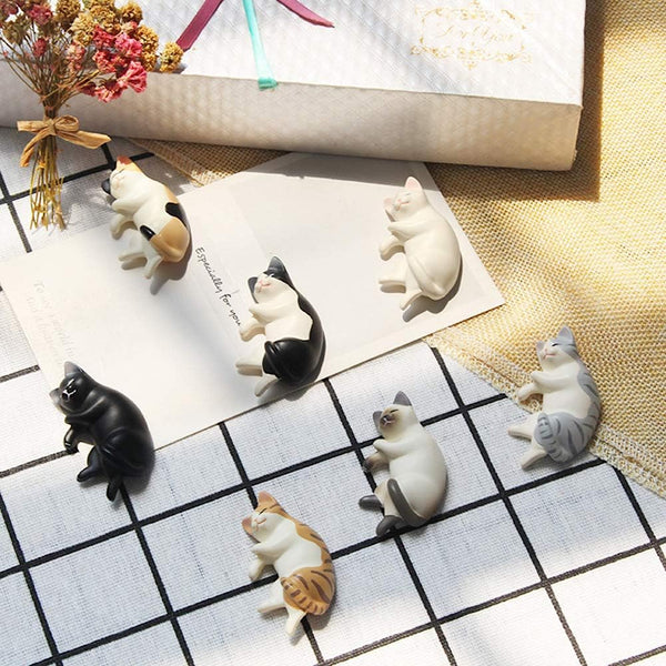 Napping Cat Magnets - Set of 6