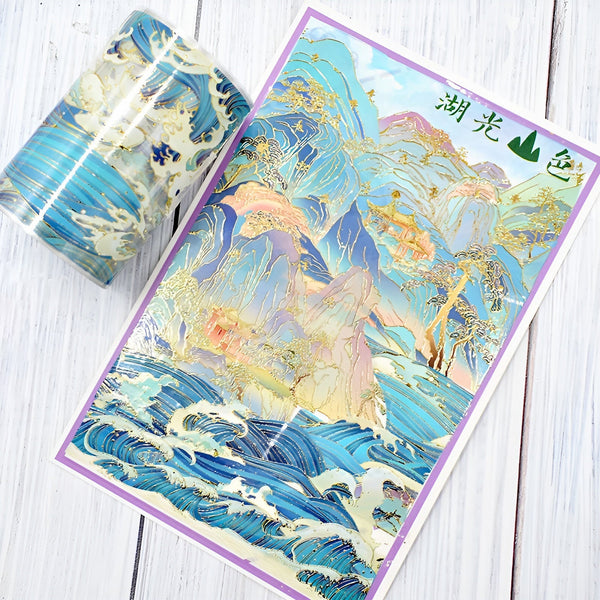 Nippon Landscapes Clear Masking Tape - Extra Wide