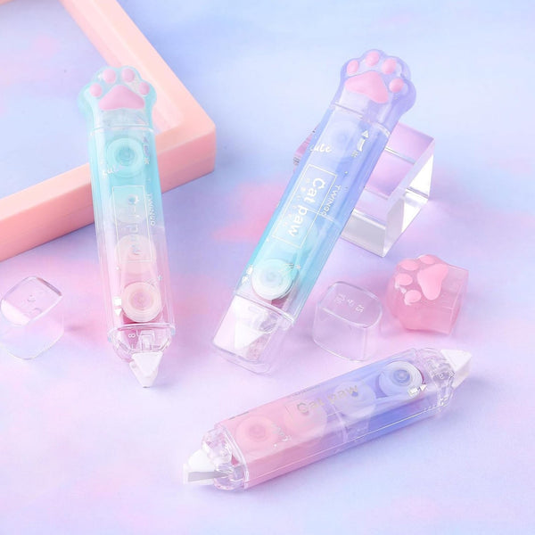 Ombre Cat Paw 2-Way Correction Tape & Glue Tape
