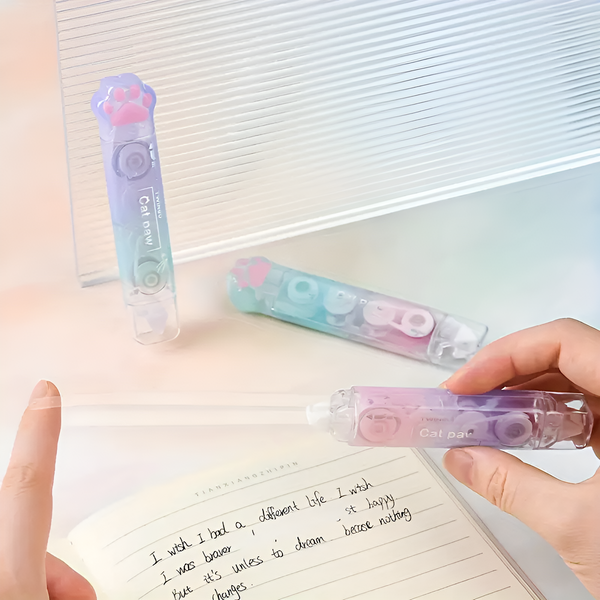 Ombre Cat Paw 2-Way Correction Tape & Glue Tape