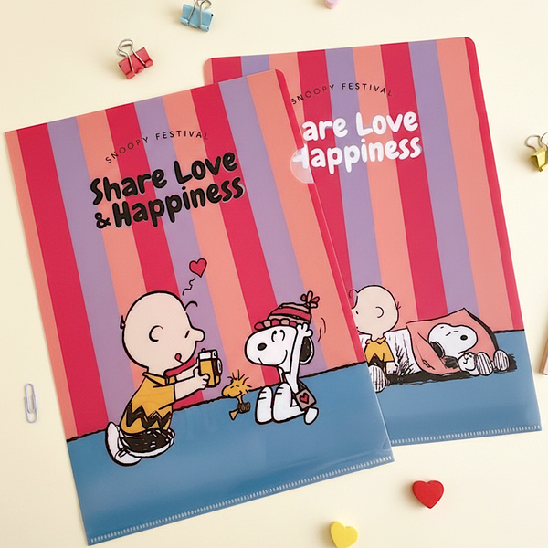 Peanuts Snoopy A4 Folder - Happy Birthday