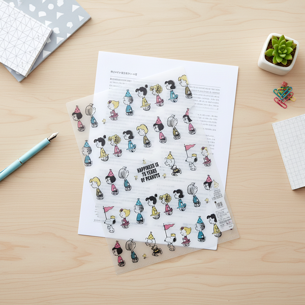 Peanuts Snoopy A5 Folder - Happy March - Limited 75th Anniversary Edition