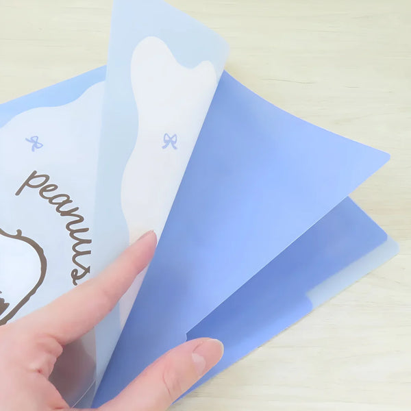 Peanuts Snoopy A4 Folder With Dividers - Ribbons