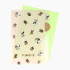 Peanuts Snoopy A4 Folder With Dividers - Snoopy & Cuddly Bears - Brown