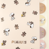 Peanuts Snoopy A4 Folder With Dividers - Snoopy & Cuddly Bears - Brown