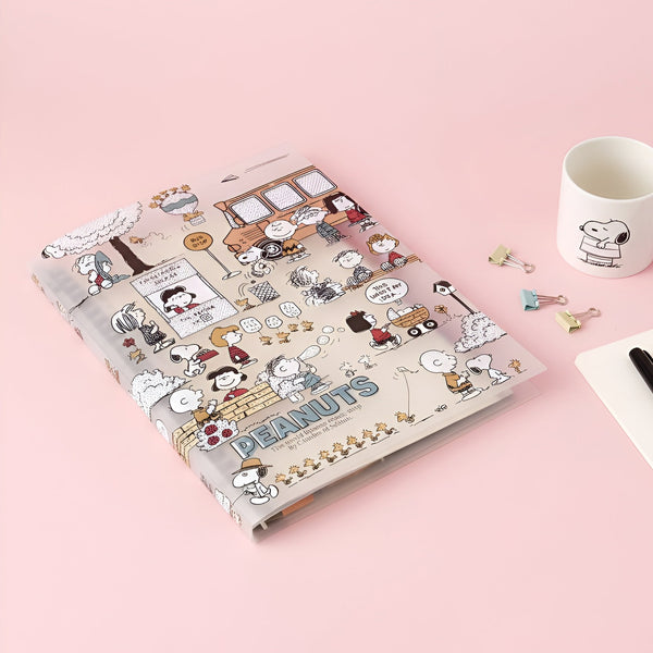 Peanuts Snoopy B5 Binder Notebook - Limited Comics Edition