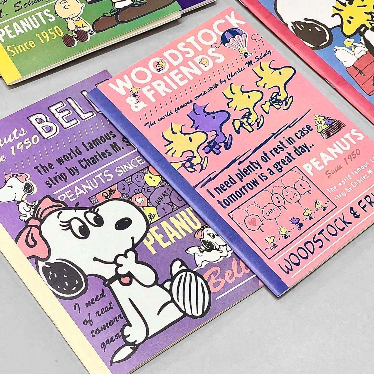 Peanuts Snoopy B5 Notebook - Limited Comics Series – Kawaii Stationery Shop