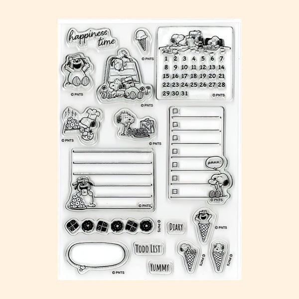 Peanuts Snoopy & Brothers Clear Stamp Set