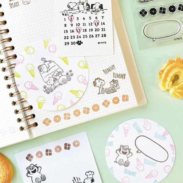 Peanuts Snoopy & Brothers Clear Stamp Set