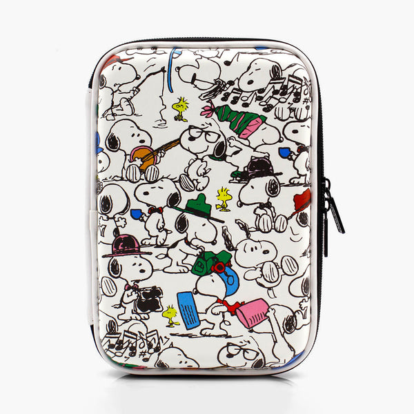Peanuts Snoopy Hard Shell Pencil Case - Busy Day