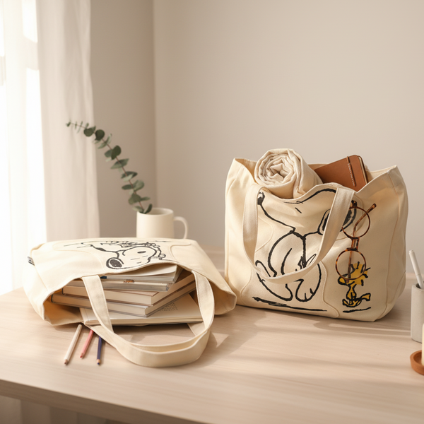 Peanuts Snoopy Canvas Daily Tote