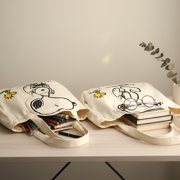 Peanuts Snoopy Canvas Daily Tote