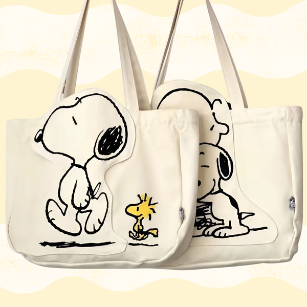 Peanuts Snoopy Canvas Daily Tote