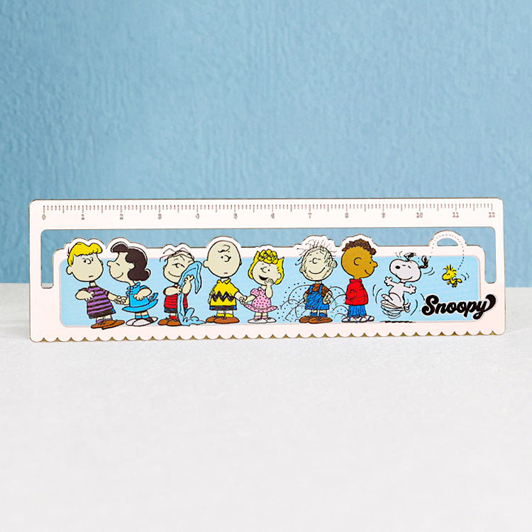 Snoopy Ruler Peanuts Snoopy Die-Cut Bookmark Ruler – Kawaii Stationery Shop