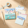 Peanuts Snoopy Die-Cut Sticky Notes - 4-Design Set - Mint - Limited Edition