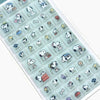 Peanuts Snoopy Drop Block 3D Tile Style Stickers - Limited Vintage Series