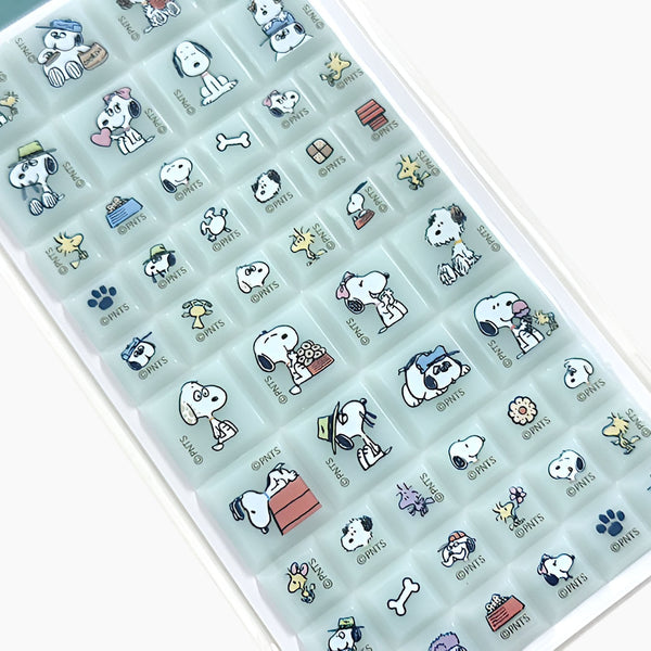 Peanuts Snoopy Drop Block 3D Tile Style Stickers - Limited Vintage Series