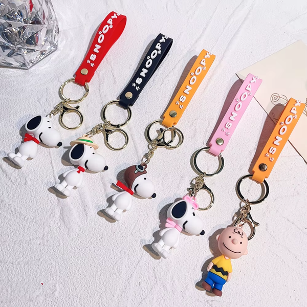 Peanuts Snoopy Figure Keychain