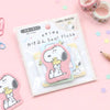 Peanuts Snoopy Write-On Stickers - Beige - Limited Edition