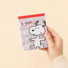 Peanuts Snoopy Memo Pad - Vintage Comics - Limited Edition