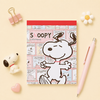Peanuts Snoopy Memo Pad - Vintage Comics - Limited Edition