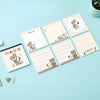 Peanuts Snoopy Memo Pad - Snoopy & Cuddly Bears - Brown