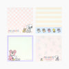 Peanuts Snoopy Memo Pad - Snoopy & Cuddly Bears - Pink