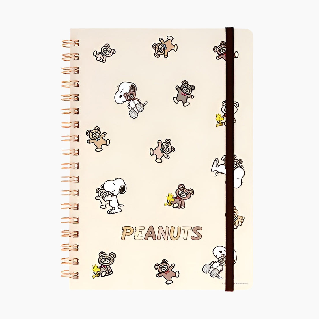 Peanuts Snoopy Notebook - Snoopy & Cuddly Bears - Brown – Kawaii ...