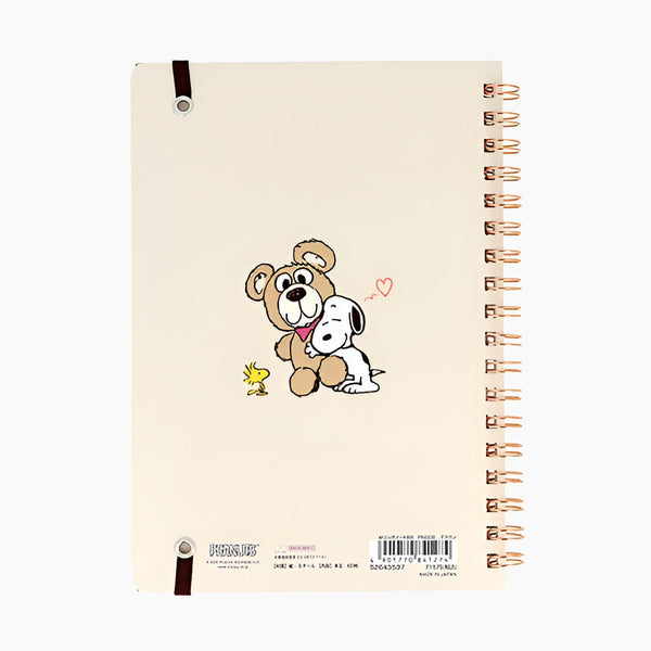 Peanuts Snoopy Notebook - Snoopy & Cuddly Bears - Brown