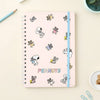 Peanuts Snoopy Notebook - Snoopy & Cuddly Bears - Pink
