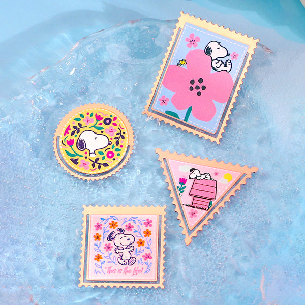 Peanuts Snoopy Paper Clips - Boxed Set of 4 - Pink